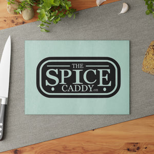 Personalized Glass Cutting Board - The Spice Caddy Design