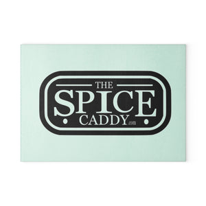 Personalized Glass Cutting Board - The Spice Caddy Design