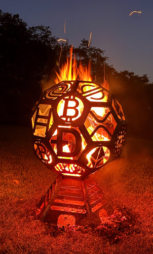 Crypto Fire Globe
