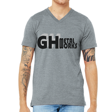 Cargar imagen en el visor de la galería, GH Metal Works - Camiseta clásica unisex con cuello en V