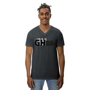 GH Metal Works - Camiseta clásica unisex con cuello en V