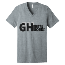 Laden Sie das Bild in den Galerie-Viewer, GH Metal Works – Unisex-T-Shirt mit klassischem V-Ausschnitt